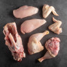 Pollo ecológico entero despiezado