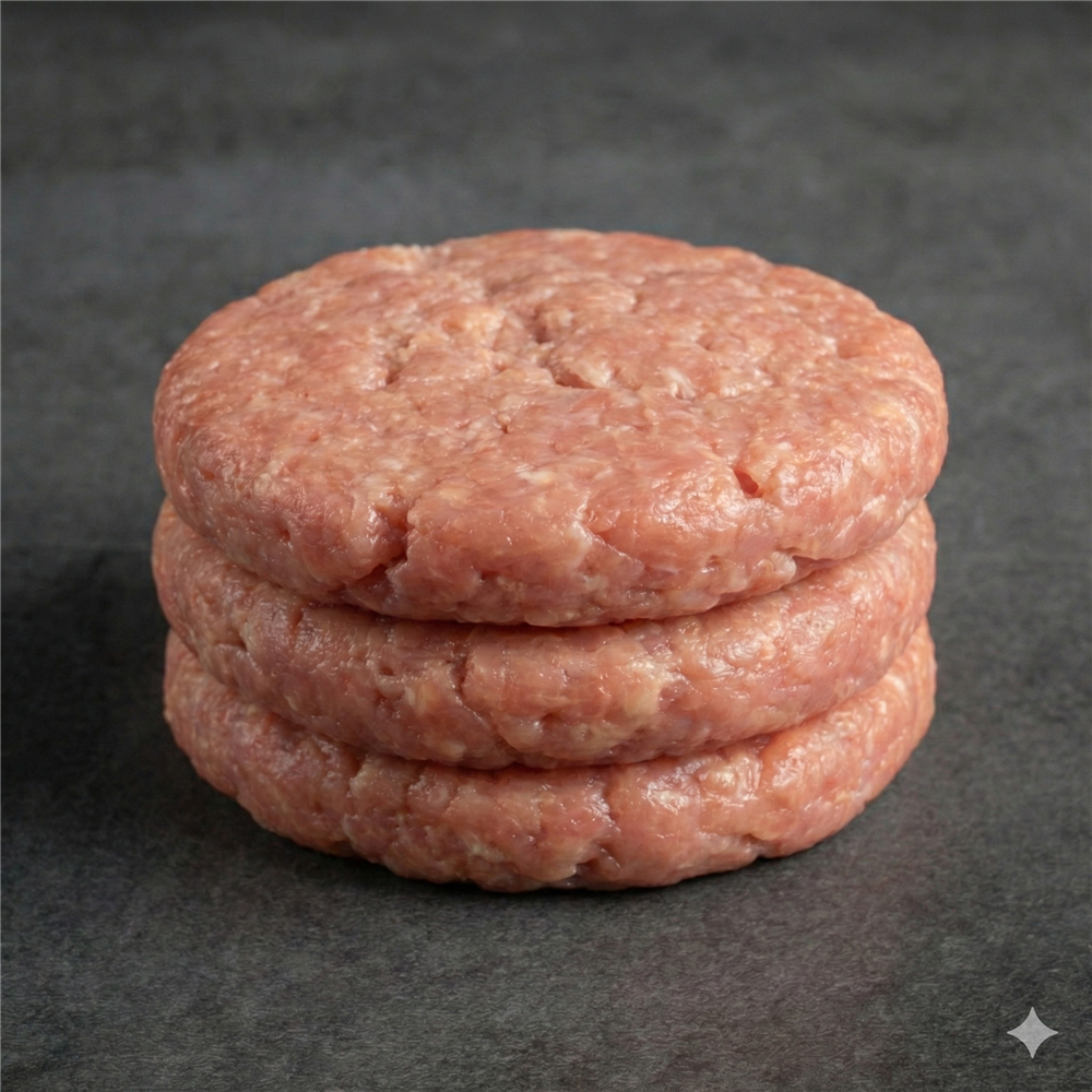 Hamburguesas de Pollo 100% Ecológico