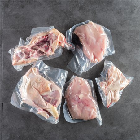 Pollo ecológico entero despiezado